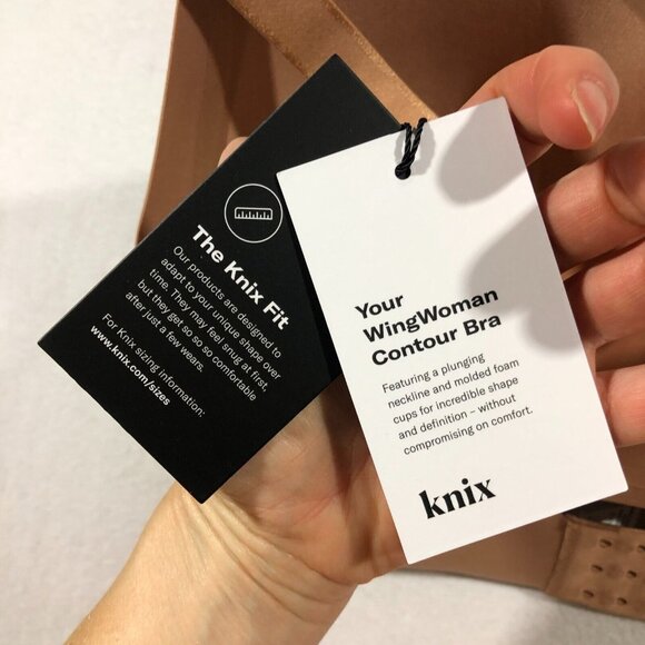 knix Bra Womens 8++ 40G 42G Wingwoman Bra Cavassa Wireless EVBRA110DRB82 NEW $65 - Picture 14 of 15